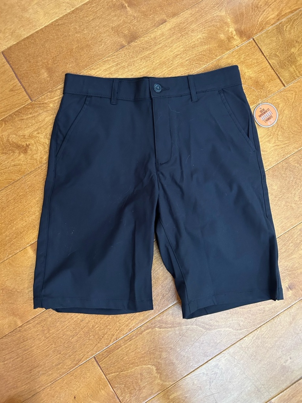 The Children’s Place Boys Uniform Quick Dry Premium Chino Shorts - Black